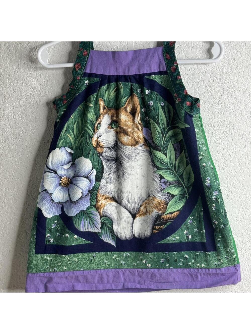 Baby Girl Whimsy cat dress